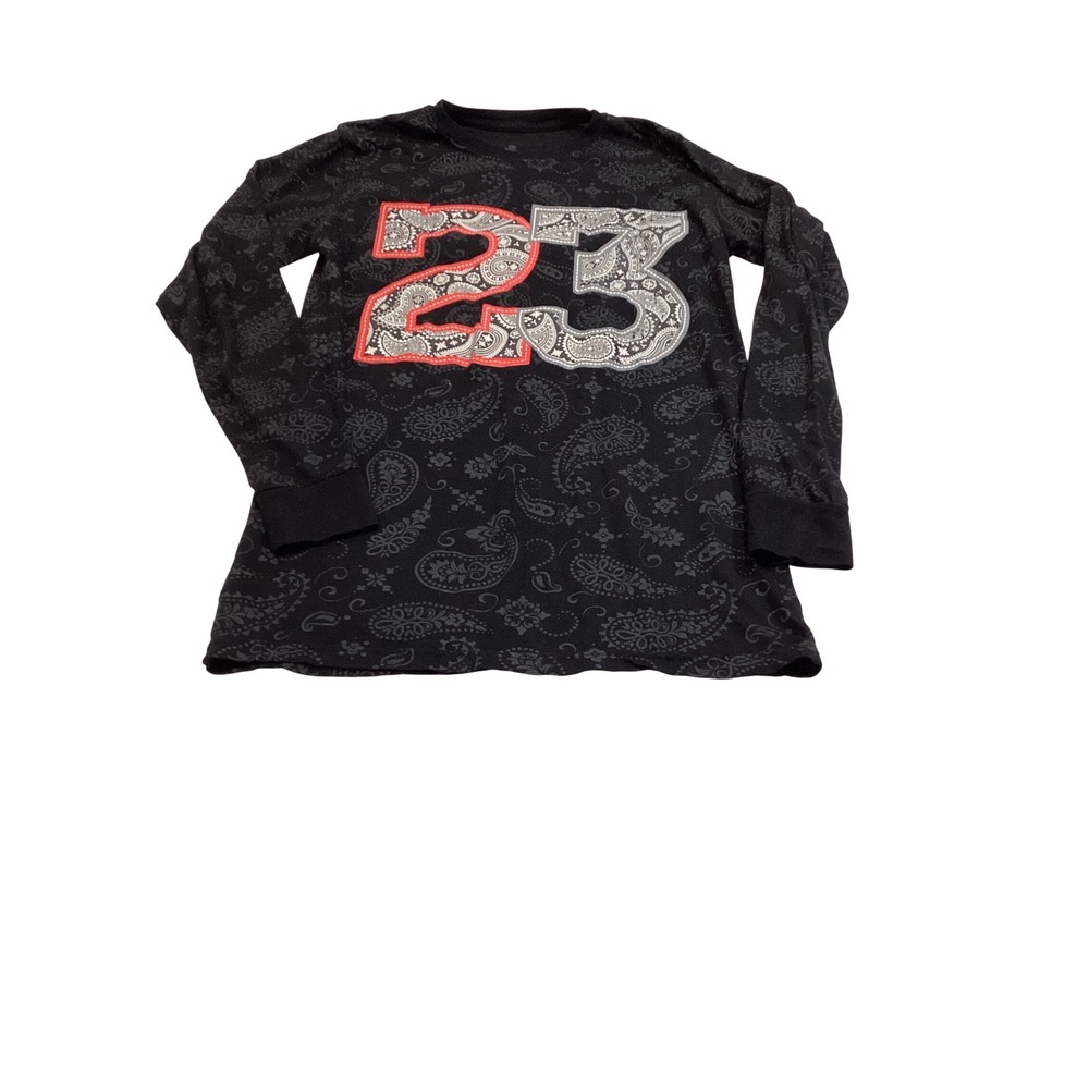 Bailey Apparel Mens 23 Paisley Graphic Long Sleeve T-Shirt Small Streetwear‎